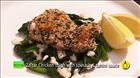 Za'tar Chicken Thigh with Spinach and Tahini Sauce