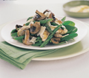 Balsamic Mushroom, Chicken & Asparagus Salad