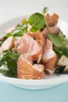 Pan-fried Salmon with Watercress and Salsa Verde