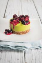 Lime Pie with Berries
