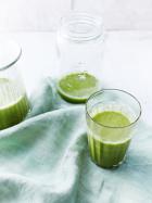 Watercress, orange and coconut green smoothie