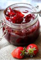 All-natural strawberry jam