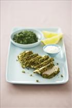 Herb Crusted Chicken Fillet with Creamed Spinach