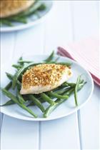 Crumbed Chicken with Pinenuts and Sage