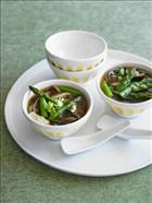 Shitake and Asparagus Miso Soup