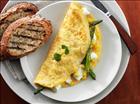 Asparagus, Sweet Corn and Cottage Cheese Omelette